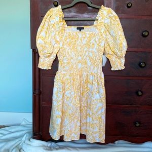 Super cute yellow dress! 💛 1.State, NWT size L